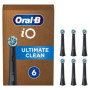 Oral-B iO Ultimate Clean Brossettes Noires De Rechange, Embouts Ronds S’Adaptant Aux Dents, Éliminent La Plaque Dentaire, Pour L