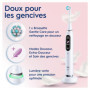 Oral-B iO 9 Brosse à Dents Électrique Blanche, 3 Brossettes, 1 Étui de Voyage Chargeur