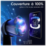 Oral-B iO 9 Brosse à Dents Électrique Blanche, 3 Brossettes, 1 Étui de Voyage Chargeur