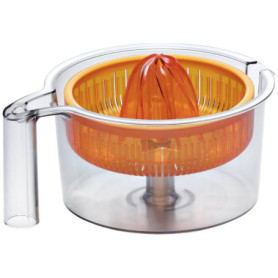 Bosch Electroménager MUZ5ZP1 Presse-agrumes transparent avec cône orange Compatible avec robots culinaires série MUM5