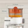 Bosch Electroménager MUZ5ZP1 Presse-agrumes transparent avec cône orange Compatible avec robots culinaires série MUM5