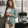 SIEMENS, machine à café tout automatique, EQ500, aromaDouble Shot, autoMilk Clean, ceramDrive, bandeau coffeeSelect, fonction do