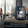 SIEMENS, machine à café à grain entièrement automatique, EQ700, écran iSelect, coffeeWorld, avec Cold Brew et Slow Brew, cappucc