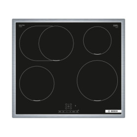 Bosch PIF645BB5E Série 4 Plaque de cuisson à induction, autonome, 60 cm de large, zone de cocotte pour grande batterie de cuisin
