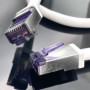 1aTTack.de - 0,25 m - Câble réseau CAT6a Superflex Ethernet Gigabit LAN RJ45 CAT6 A câble patch 10000 Mbit s SFTP PIMF 500 MHz c