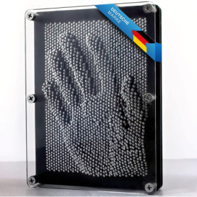 GOODS+GADGETS 3D Tableau à Clous Pinart Tableau Pinpressions Sculpture Jouet rétro avec Clous métalliques 20 x 15 cm