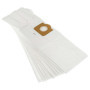 vhbw 10x sacs d'aspirateur, matière non tissée pour aspirateur Rowenta RB 860 Collector, RB 870, RD 200, RD 215, RS 810, RU 01-1