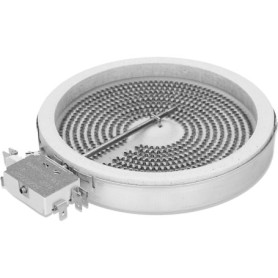 Chauffage radiant à circuit unique HiLight 1200W 230V 140mm pour plaque de cuisson vitrocéramique EGO 10.54113.034 Bosch 0028956