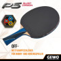 GEWO PS Blast Carbon Raquette de tennis de table professionnelle approuvée ITTF, raquette en carbone avec revêtement rapide GEWO