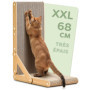Griffoir pour Chat Grand 68 cm - Griffoir pour Le Soin des Griffes - Jusqu'à 2 Ans de Plaisir - Montage Facile - Protection pour