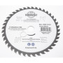 Lame de scie circulaire de qualité supérieure - 185 x 20 mm - Pour bois - Avec 40 dents TCT inclinées et découpes laser pour réd