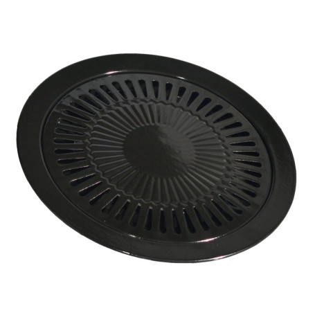 Accessoire pour réchaud à gaz portable 32 cm - Plaque de grill pour réchaud à gaz