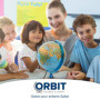 ORBIT Globes & Maps - Globe pour enfants - Globe de 25cm avec pied en bois, carte de France avec de nombreuses illustrations pou