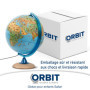 ORBIT Globes & Maps - Globe pour enfants - Globe de 25cm avec pied en bois, carte de France avec de nombreuses illustrations pou