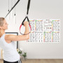 Variosling® Poster avec 54 Exercices pour Un entraînement Fonctionnel avec Les Sangles de Suspension/Sling-Trainer | Instruction