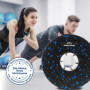 Massage musculaire au rouleau en mousse EVEREST FITNESS, niveau de fermeté moyen - rouleau fascia, massage des tissus profonds, 