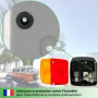 fouraces Feux arrière de remorque - 2 kits, avec schéma électrique et plaque d'immatriculation Eclairage, feu arrière, accessoir