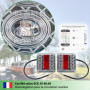 fouraces LED Feux arrière de remorque - 2 kits, avec schéma électrique et plaque d'immatriculation Eclairage, feu arrière, acces