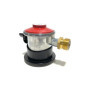 IGT Adaptateur Jumbo à clip 35 mm x KLF (détendeur allemand) pour bouteilles de gaz en Espagne, au Portugal, en Norvège, etc.