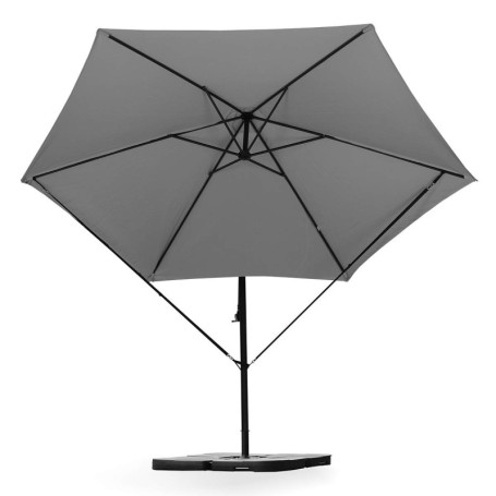 Sekey Pare-vent pour parasol déporté | Parasol | Double parasol | Parasol de marché | Coupe-vent, Noir, Petit