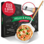 Pizza Divertimento® Pelle à pizza [83 cm] Aluminium inoxydable - Filetage pratique et solide - bords arrondis
