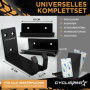 CYCLISTAR Support Mural pour vélo jusqu'à 40kg - Support Mural Robuste pour VTT, vélo de Route, e-Bike - Support Mural pour péda