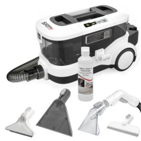 SPOTTY shampouineuse canape | nettoyeur tapis, moquettes et canapé | puissance d'aspiration de 170 mbar pour un nettoyage en pro