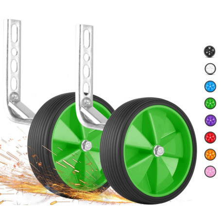 PROMETHEUS BICYCLES Petite roue velo enfant universel | 12 14 16 18 pouces Roulette velo enfant | Stabilisateurs vélos - constru