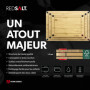 REDSALT® lot de 3 planches à découper bambou antidérapant | planches bois de qualité supérieure certifiées FSC | 38x26, 32x22, 2