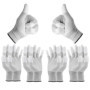 Minadax ESD Gants antistatiques Finger-TIP – 5 paires Taille XL/10 – Pour réparation, montage et nettoyage en électronique, méca