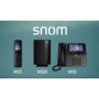 Snom M58 TéLéPhone Fixe sans Fil DECT - Grand ÉCran Couleur 5, 8 Touches Programmables, Bluetooth IntéGRÉ - TéLéPhone Fix