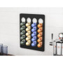 NewGround Designs Support mural pour 20 capsules Nespresso - Distributeur de capsules - Support mural sans perçage
