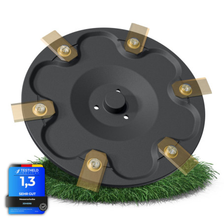 Disque à lames Tuning pour 6x lames - Disque à lames renforcé de fibres de verre pour tfor Segway Navimow i Series (i105E, i108E