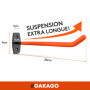 Gakago Support mural pour pneus - Jeu de 4 supports pour jantes avec vis et chevilles et instructions de montage - Support mural