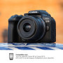 Canon EOS R10 Appareil Photo Hybride Format APS-C 24 Mpixels Noir Plus Objectif Canon RF-S 18-45mm F4.5-6.3 is STM Standard