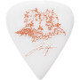 Tim Henson Signature Pick, Teardrop shape, 1.11mm, Polyacetal, Color: Pink and White