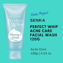 Senka Perfect Whip Acne Care Facial Ｗash - 120g Blotting Paper Set