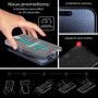 Deppa |2 pièces| Verre Trempé Anti Espion Iphone 16 Pro (6.3') [Couverture Complète] Avec Kit d’Installation Facile - Film de Vi
