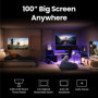 BenQ X300G Vidéoprojecteur Gaming Portable à Courte Focale 4K HDR LED 2000 Lumens avec 4 ms de Latence
