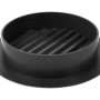 Vent Systems Lot de 2 grilles d'aération noires de 10,2 cm – Persienne ronde – Grille anti-insectes intégrée – Aérations de clim