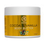 Beurre de Cacao & Vanille 250g - Hydratant Naturel pour Corps - Huile Corporelle Hydratante Formule au Beurre de Cacao - Soin de