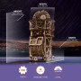 UGEARS Puzzles 3D en Bois pour Adultes - Horloge de Table astronomique avec Tourbillon - Horloge mécanique Fonctionnelle - Kit M