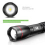 Lepro Lampe Torche Rechargeable, 1000 Lumens Lampe de Poche Ultra Puissante, 5 Modes d'éclairage, Étanche IPX7, Zoomable, Torche