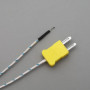 YINETTECH Lot de 8 mini-connecteurs de type K - Sonde de température de 1 m - Ligne de détection de température de type K - Plag
