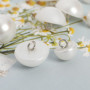VGOL 100PCS Boutons Perle Blanc Demi Rond Perle Boutons Décoratifs pour DIY Couture Chandail Chemise Boutons de Manchette Jupes 
