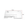 VGOL Plaque d'aiguille pour machine à coudre #788601007 - Plaque d'aiguille en métal compatible avec les surjeteuses Janome 1110