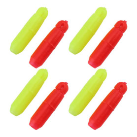 VGOL Lot de 30 Connecteurs élastiques pour Canne à Pêche 16,4 Mm Accessoires pour Cannes à Pêche 16,4 mm Connecteurs pour Montag