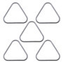 eMagTech Lot de 5 joints triangulaires 90814220 pour nettoyeur haute pression Karcher K2 K3 K4 K5