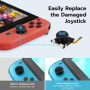 Mcbazel Kit de Réparation et Outils 6 en 1 pour Joystick 3D Hall de Manette de Jeu DIY, Remplacement pour Switch/Switch OLED/Lit