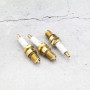 eMagTech 3pcs F7TC Bougie d’allumage Remplacement Nickelée Moteur à Essence Compatible avec Tondeuse à Gazon Tracteur Motoculteu